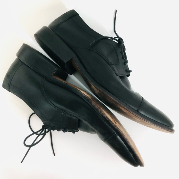 Johnston & Murphy Black Leather Oxfords main image 7
